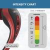 imageWahl Deluxe Heat Therapy Massager Corded Rotary Vibratory Massage Tool with 8 Attachments FSA Eligible Model 4344RedBlack