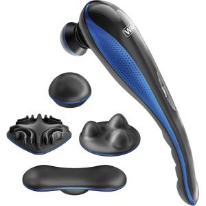 imageWahl Lithium Ion Deep Tissue Long Handled Cordless Percussion Therapeutic Handheld Massager for Muscle Back Neck Shoulder Full Body Pain Relief  FSA Eligible  Model 4232Blue