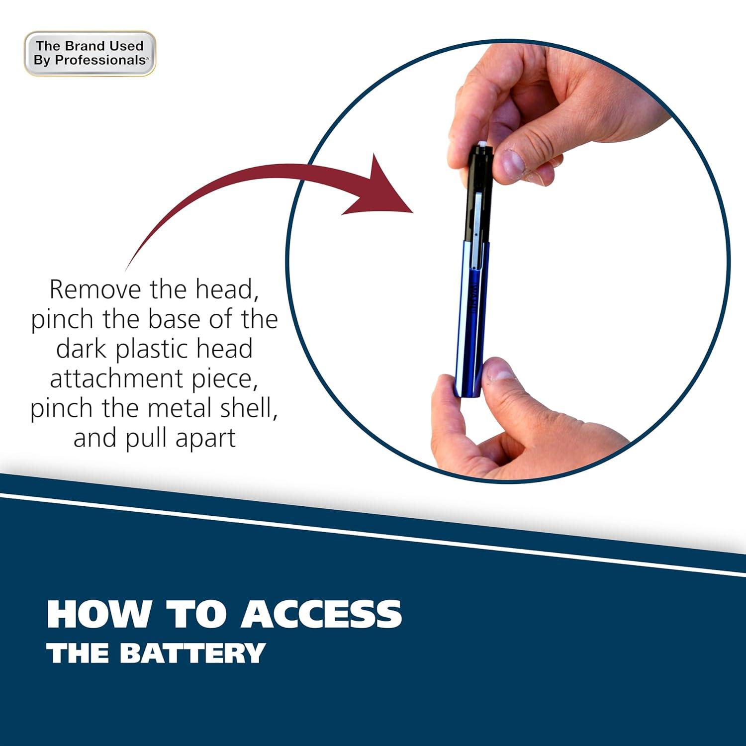 imageWahl Lithium 2 in 1 Battery Pen Detail Touch Up Trimmer for Nose Ear Neckline Eyebrow ampamp Other Detailing  Blue  by The Brand Used by Professionals  Model 56432002 Heads