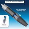 imageWahl Clipper Battery Operated Precision Ear and Nose Hair Trimmer for Men Hygienic Nose Trimmer with Rinseable Blade for Easy Cleaning Perfect for Travel  Model 3026462