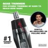 imageWahl Lighted Battery Nose Hair Trimmer for Men ampamp Women Painless Easy to See Nose Ear and Eyebrow Trimming with Built in Light Battery Included  Model 3023283BlackSilver