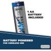 imageWahl Lighted Battery Nose Hair Trimmer for Men ampamp Women Painless Easy to See Nose Ear and Eyebrow Trimming with Built in Light Battery Included  Model 3023283BlackSilver