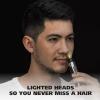 imageWahl Lighted Battery Nose Hair Trimmer for Men ampamp Women Painless Easy to See Nose Ear and Eyebrow Trimming with Built in Light Battery Included  Model 3023283BlackSilver
