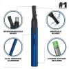 imageWahl Lithium 2 in 1 Battery Pen Detail Touch Up Trimmer for Nose Ear Neckline Eyebrow ampamp Other Detailing  Blue  by The Brand Used by Professionals  Model 56432002 Heads