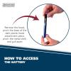 imageWahl Lithium 2 in 1 Battery Pen Detail Touch Up Trimmer for Nose Ear Neckline Eyebrow ampamp Other Detailing  Blue  by The Brand Used by Professionals  Model 56432002 Heads