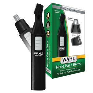 imageWahl Battery Nose Ear ampamp Eyebrow WetDry Personal Nose Hair Trimmer for Men and Women  Model 55672701