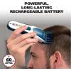 imageWahl Color Pro Cordless Rechargeable Hair Clipper ampamp Trimmer  Easy ColorCoded Guide Combs  for Men Women ampamp Children  Model 9649PWhiteBlue