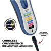 imageWahl Color Pro Cordless Rechargeable Hair Clipper ampamp Trimmer  Easy ColorCoded Guide Combs  for Men Women ampamp Children  Model 9649PWhiteBlue