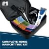 imageWahl Color Pro Cordless Rechargeable Hair Clipper ampamp Trimmer  Easy ColorCoded Guide Combs  for Men Women ampamp Children  Model 9649PWhiteBlue