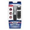 imageWahl Groomsman Rechargeable Beard Trimmer kit for Mustaches Nose Hair and Light Detailing and Grooming with Bonus WetDry Battery Nose Trimmer  Model 5622vSilverBlack