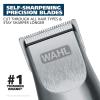 imageWahl Groomsman Rechargeable Beard Trimmer kit for Mustaches Nose Hair and Light Detailing and Grooming with Bonus WetDry Battery Nose Trimmer  Model 5622vSilverBlack