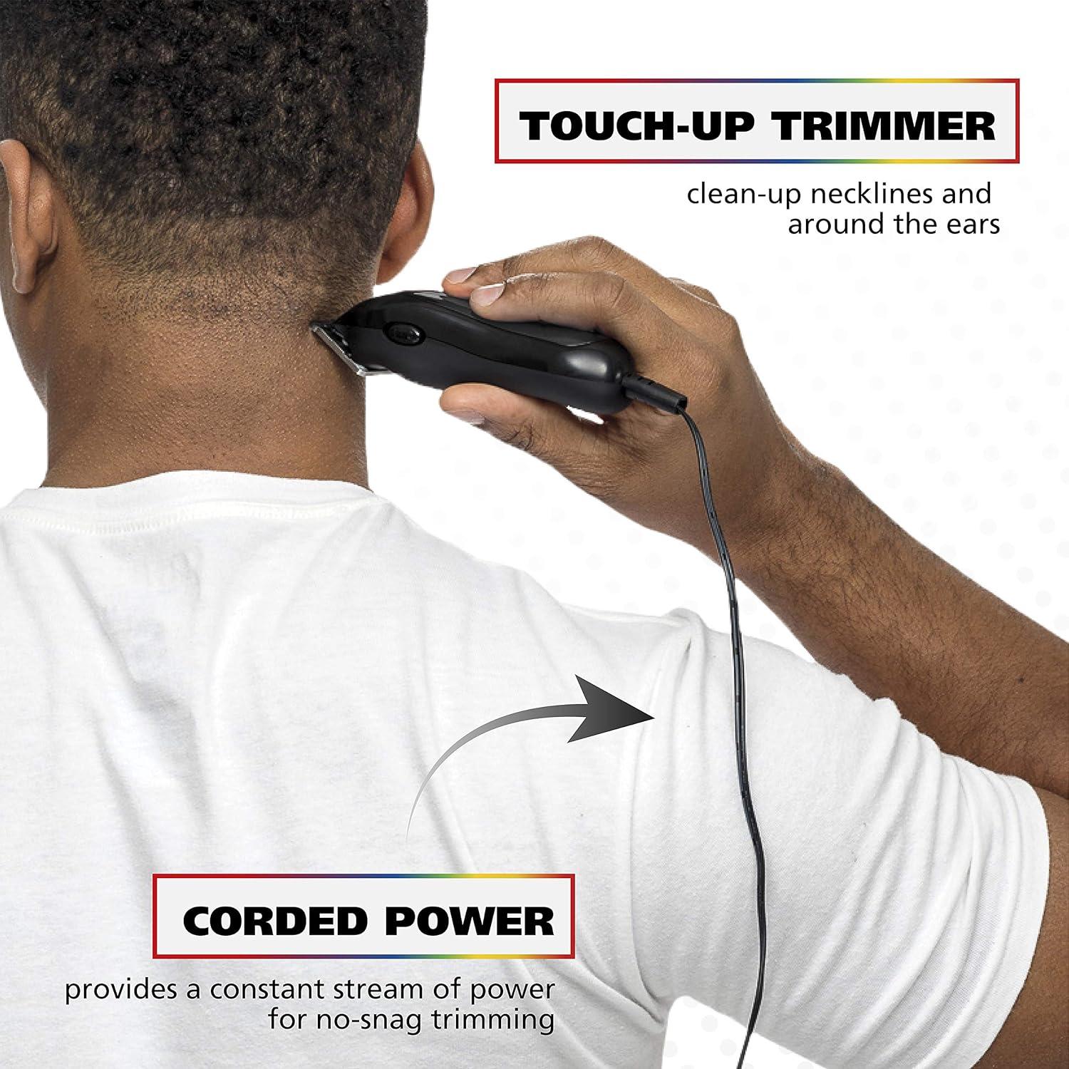 imageWahl USA Pro Series Platinum Corded Clipper ampamp Corded Trimmer for Home Haircutting with Color Coded Guide Combs  Model 79804100