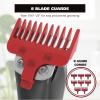 imageWahl Edge Pro Bump Free Corded Beard Trimmer for Men Touch Up Trimmer ampamp Grooming Detailer Kit  Perfect for Edging Beards Mustaches Hair ampamp Stubble  Model 9686300Red