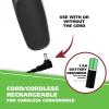 imageWahl Groomsman CordCordless Hair Trimmer kit for Men for Mustaches Hair Nose Hair and Light Detailing and Grooming with Bonus WetDry Electric Battery Nose Trimmer  Model 5623V