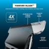 imageWahl Pro Series Forever Blade Stainless Steel Cordless Rechargeable Beard Trimmer for Men with No Slip Grip ampamp USB Charge Made in The USA  Model 3026017