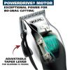 imageWahl USA Chrome Pro Corded Clipper Complete Haircutting Kit for Men  Powerful Total Hair Clipping Beard Trimming ampamp Grooming  Model 3024635Silver