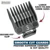 imageWahl USA Chrome Pro Corded Clipper Complete Haircutting Kit for Men  Powerful Total Hair Clipping Beard Trimming ampamp Grooming  Model 3024635Silver