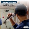 imageWahl USA Chrome Pro Corded Clipper Complete Haircutting Kit for Men  Powerful Total Hair Clipping Beard Trimming ampamp Grooming  Model 3024635Silver