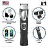 imageWahl USA Rechargeable Lithium Ion All in One Beard Trimmer for Men with Detail and Ear ampamp Nose Hair Trimmer Attachment  Model 9854600B