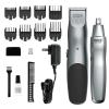 imageWahl Groomsman CordCordless Hair Trimmer kit for Men for Mustaches Hair Nose Hair and Light Detailing and Grooming with Bonus WetDry Electric Battery Nose Trimmer  Model 5623V