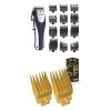 imageWahl Lithium Ion Pro Rechargeable CordCordless Hair Clippers with Genuine Long Hair Styles and Fades Guide Combs  Powerful Premium at home Long Hair cutting kit