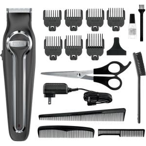 imageWahl Compact Cordless Rechargeable Touch Up Trimmer for necklines sideburns and Facial Hair Trimming with Worldwide Voltage and Precision Blades by The Brand Used by Professionals  Model 5635