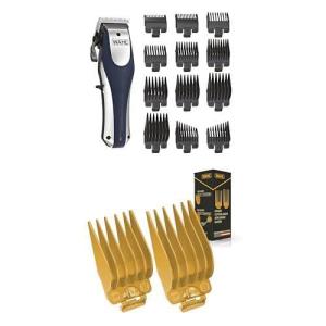 imageWahl Lithium Ion Pro Rechargeable CordCordless Hair Clippers with Genuine Long Hair Styles and Fades Guide Combs  Powerful Premium at home Long Hair cutting kit