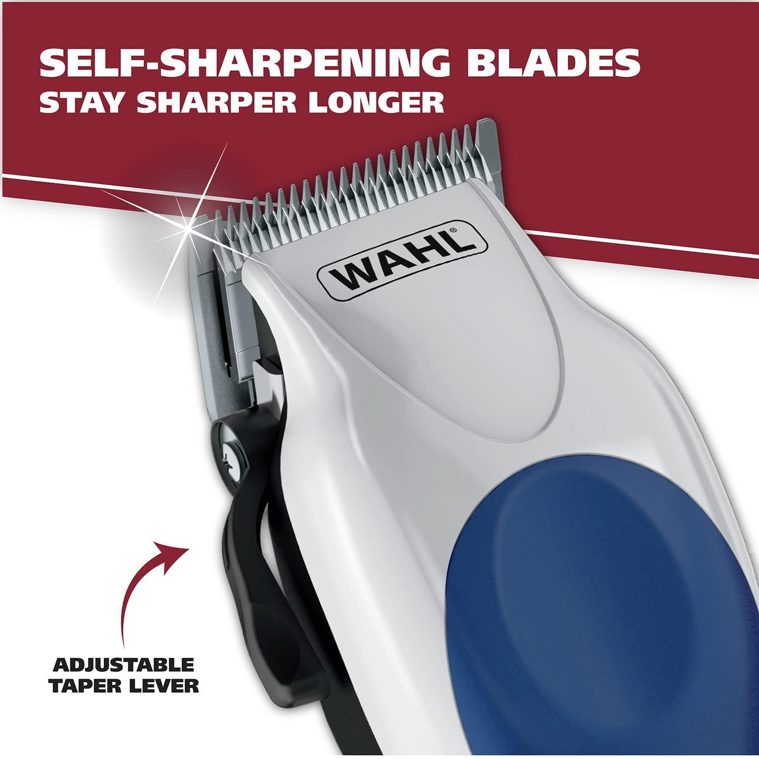 imageWahl Clipper USA Color Pro Complete Haircutting Kit with Easy Color Coded Guide Combs  Corded Clipper for Hair Clipping ampamp Grooming Men Women ampamp Children  Model 793001001M1 Count Pack of 1