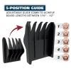 imageWahl Beard Trimmer for Men  Battery Operated Facial Hair Grooming Set for Mustaches Beard Neckline Light Detailing and Grooming with Bonus Battery Nose ampamp Ear Hair Trimmer  Model 553742010 Piece Set