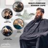imageWahl Clipper Genuine Reusable Barbers Cape for Hair Cutting and Trimming with Easy Hook ampamp Loop Adjustable Neck for Kids and Adults  Model 3417