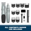 imageWahl Groomsman Battery Operated Mens Beard Trimmer for Hair Nose Hair and Mustache Grooming Kit PrecisionGround Blades 14 Different Trimming Lengths  Model 5621VBlack