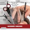 imageWahl Home Haircutting Kit Essentials Featuring Barbers Haircutting Cape Styling Comb Scissors with Blade Guard Neck Duster Spray Bottle ampamp Soft Pouch Case  Model 03599