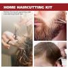 imageWahl Home Haircutting Kit Essentials Featuring Barbers Haircutting Cape Styling Comb Scissors with Blade Guard Neck Duster Spray Bottle ampamp Soft Pouch Case  Model 03599