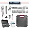 imageWahl USA Pro Ultra Quiet High Torque Corded Hair Clipper for Ultra Quiet Operation and Cooler Operating Temperatures Metal Housing with Bonus Hair Clipping Guard Caddy  Model 3000097