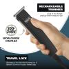 imageWahl USA Rechargeable Lithium Ion 20 Beard Trimmer for Men  Facial Hair Trimmer with Precision T Blade for Grooming Detailing Head Light Touch Ups Ear Nose ampamp Eyebrow Model 9886300