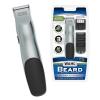 imageWahl Groomsman Battery Operated Mens Beard Trimmer for Hair Nose Hair and Mustache Grooming Kit PrecisionGround Blades 14 Different Trimming Lengths  Model 5621VSilver