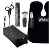 imageWahl Home Haircutting Kit Essentials Featuring Barbers Haircutting Cape Styling Comb Scissors with Blade Guard Neck Duster Spray Bottle ampamp Soft Pouch Case  Model 03599