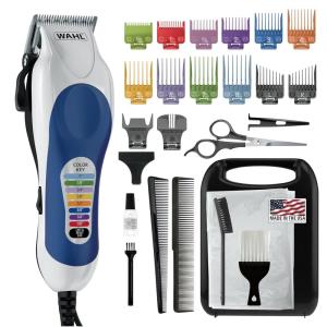 imageWahl Clipper USA Color Pro Complete Haircutting Kit with Easy Color Coded Guide Combs  Corded Clipper for Hair Clipping ampamp Grooming Men Women ampamp Children  Model 793001001M1 Count Pack of 1
