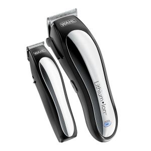 imageWahl USA Clipper Rechargeable Lithium Ion Cordless Haircutting Clipper ampamp Battery Trimming Combo Kit  Electric Clipper for Grooming Heads Beards ampamp All Body Grooming  Model 796002101P