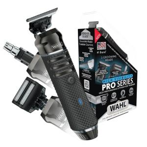 imageWahl USA Pro Series High Visibility Skeleton Style Trimmer LithiumIon Cordless Rechargeable All in One Shaving ampamp Close Cutting Beard Trimmer for Men with Near Zero Gap Blade  3023437