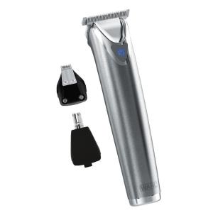 imageWahl USA Stainless Steel LithiumIon Cordless Beard Trimmer for Men  Rechargeable All in One Mens Beard Trimmer with Rotary Ear ampamp Nose Trimmer ampamp Detail Trimmer  Model 9818A